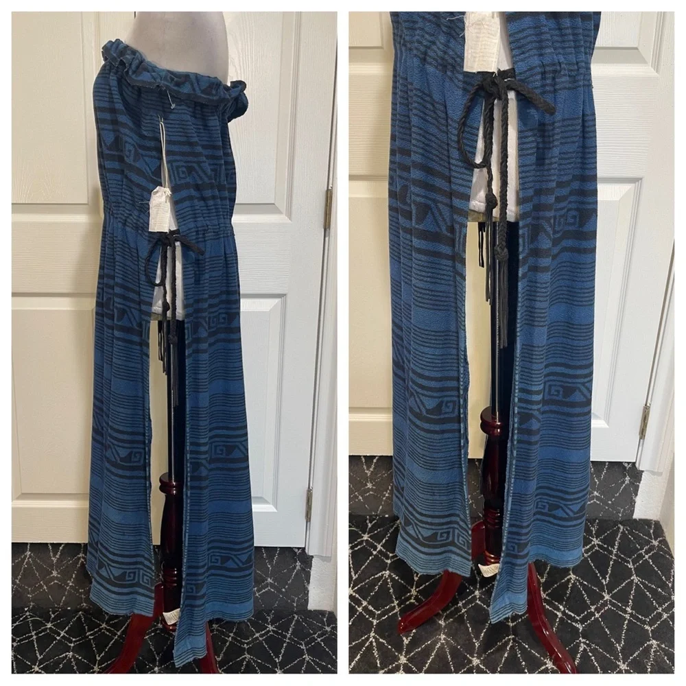 NWT! Free People New Romantics Heirloom Madagascar Aztec Maxi Dress